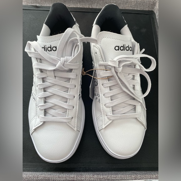 ‼️SOLD‼️ NIB Women Adidas Metallic Animal Print Tennis Sneakers Size 6 - Picture 9 of 9